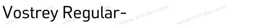 Vostrey Regular字体转换